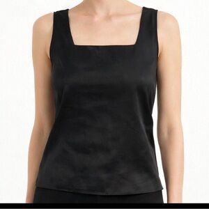 Bali Studio Black Sleeveless Tank Top Blouse Medium Minimalist